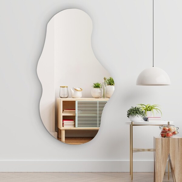 Asymmetrical Mirror, Decorative Frameless Irregular Mirror - On