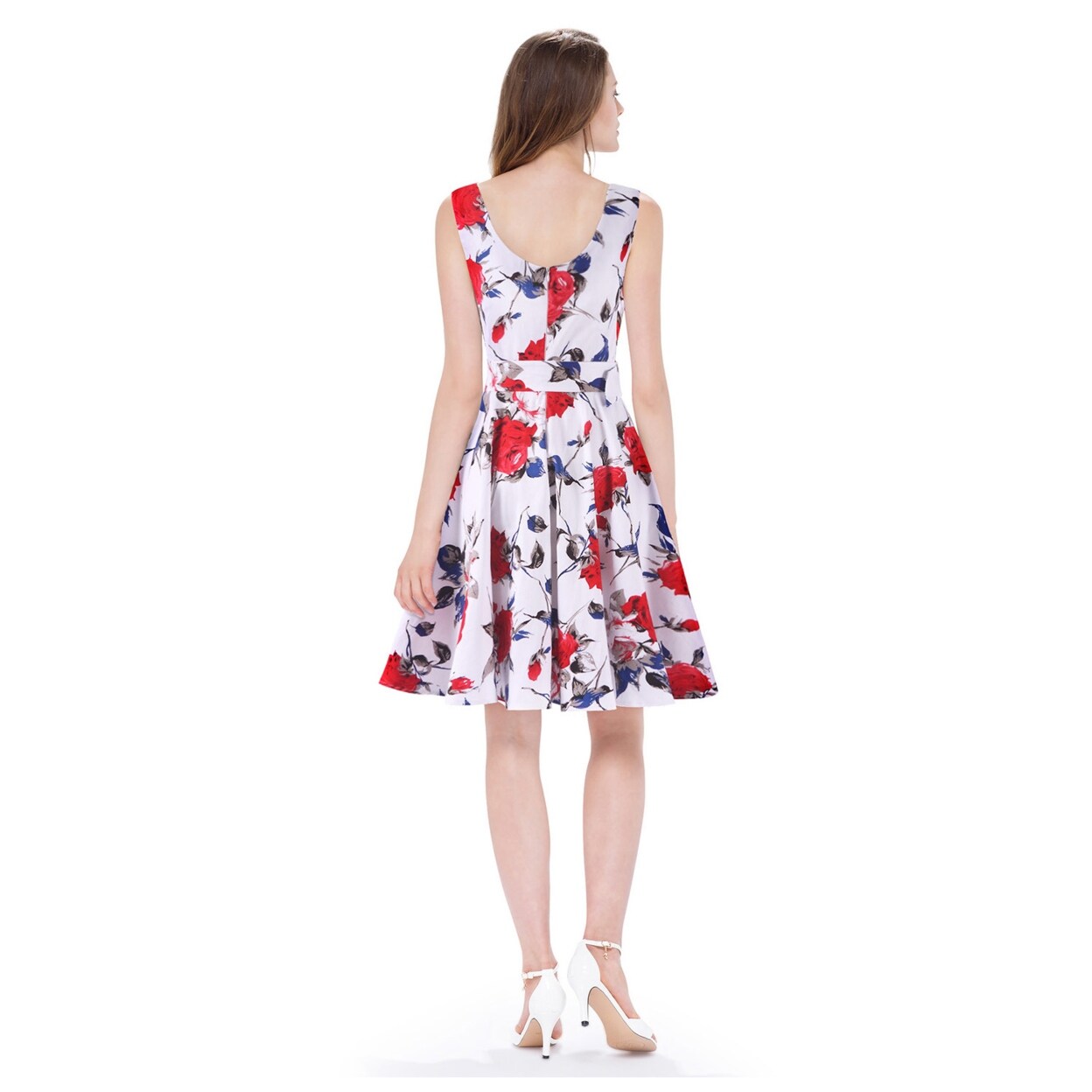 boat neck summer dress