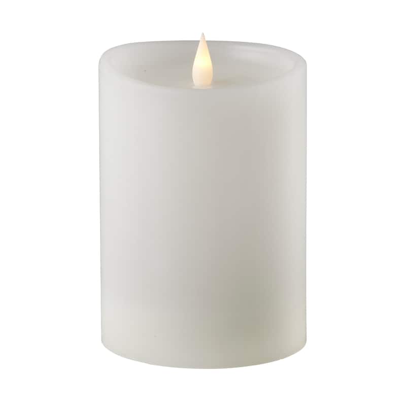 Classic Motion Flameless Candle 4x6 White