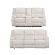 preview thumbnail 23 of 24, Roundhill Furniture Blitz Transitional 2-Piece Living Room Reclining Set, Sofa and Loveseat