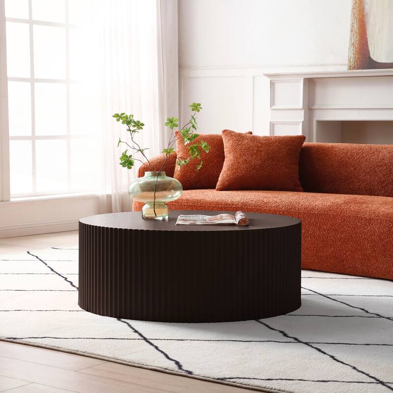 Artisanal Round MDF Coffee Table
