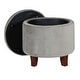 preview thumbnail 86 of 110, Carson Carrington Hare Button-tufted Round Storage Ottoman