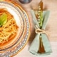 preview thumbnail 7 of 5, Euro Ceramica Duomo 4 Piece 8.5" Stoneware Pasta Bowl Set - 8.5 in. x 8.5 in. x 2.24 in.