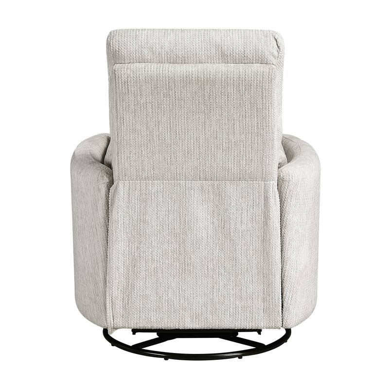 Abbeville 33" Microfiber Manual Swivel Glider Reclining Chair