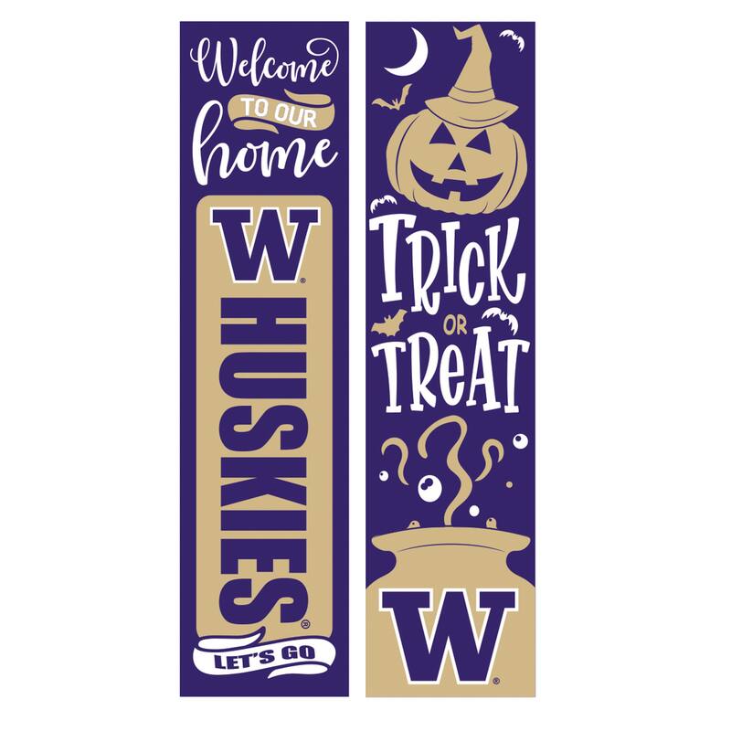 47" Double Sided Seasonal Porch Leaner, University of Washington - 47" x 11.25"