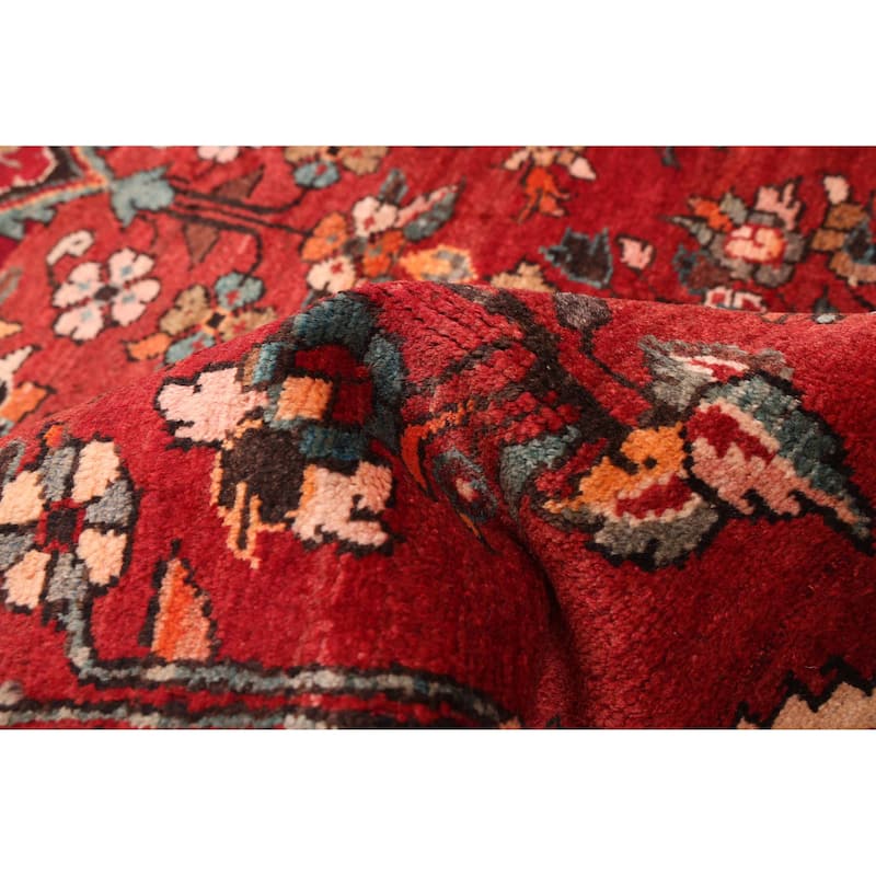 ECARPETGALLERY Hand-knotted Andelz Dark Red Wool Rug - 3'5 x 7'9