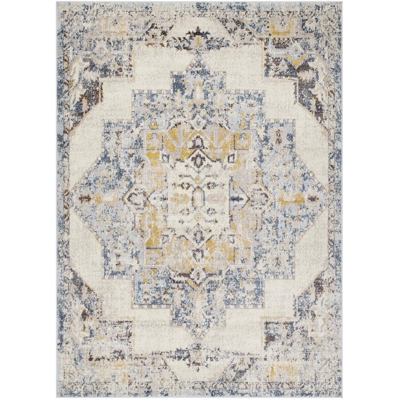 Livabliss Ankara Traditional Medallion Area Rug