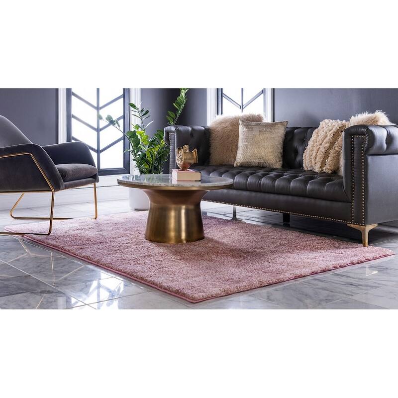 Solid/Striped Zoit Collection Area Rug