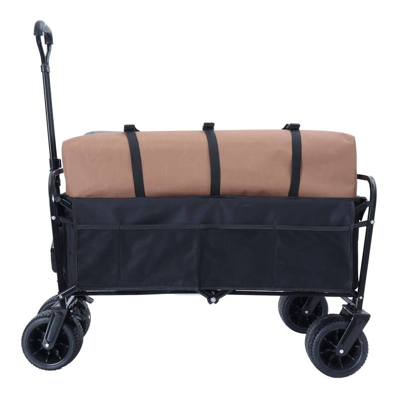 Foldable Wagon Cart with strapping system Beach