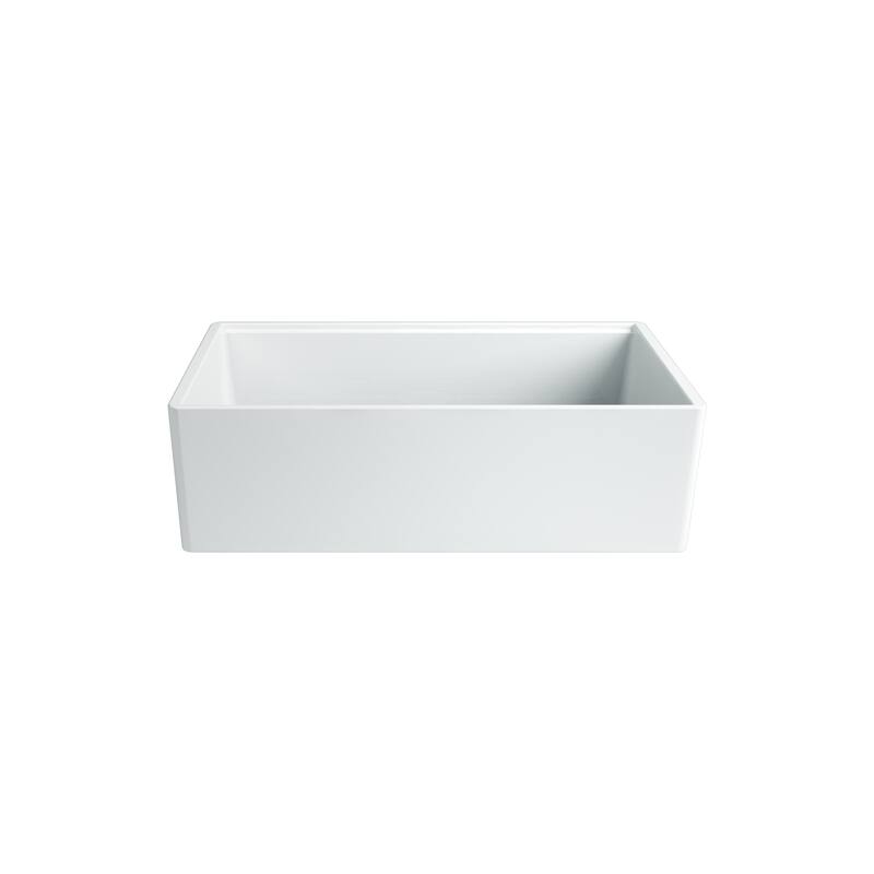 Devon 33in. Fireclay Workstation Reversible Farmhouse Kitchen Sink - 33