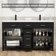 preview thumbnail 14 of 143, Modern Bathroom Vanity with Sink & Faucet Storage Cabinet Set