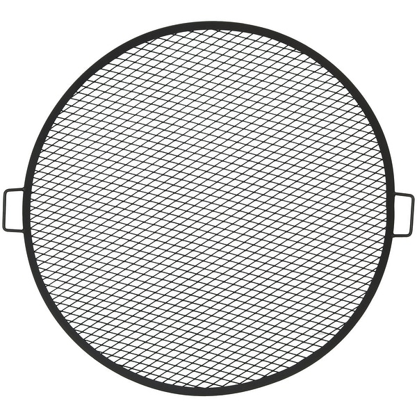 Sunnydaze X Marks Outdoor Fire Pit Cooking Grill Grate - 37-Inch Diameter