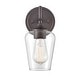 preview thumbnail 13 of 15, Millennium Lighting Ashford 1 Light Bathroom Wall Sconce with Clear Glass Shade in Multiple Finishes