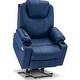 preview thumbnail 1 of 53, MCombo Electric Power Lift Recliner Chair Sofa with Massage and Heat for Elderly, 3 Positions, USB Ports, Faux Leather 7040