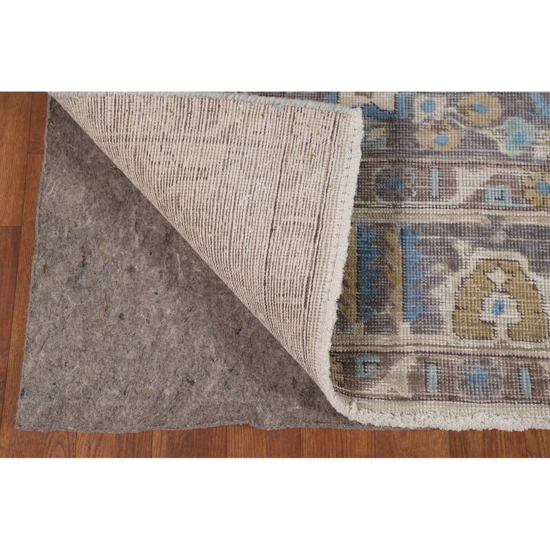 Gray Tabriz Persian Area Rug Handmade Traditional Wool Carpet - 6'9"x 9'5"