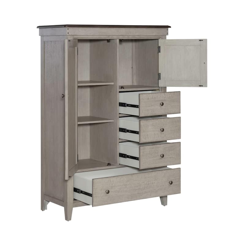 Ivy Hollow Weathered Linen Door Chest