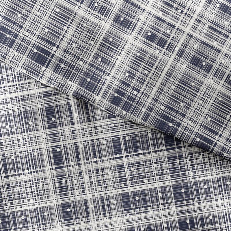 Becky Cameron Polka Dot 3-piece Patterned Duvet Cover Set - Navy - King