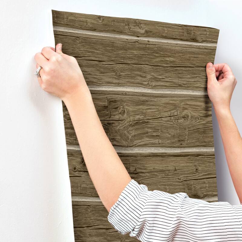 Lodgepole Dark Brown Wallpaper