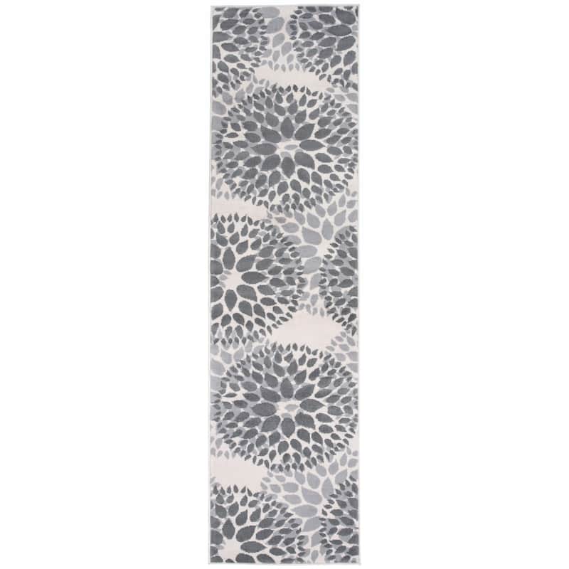 World Rug Gallery Modern Floral Circles Area Rug