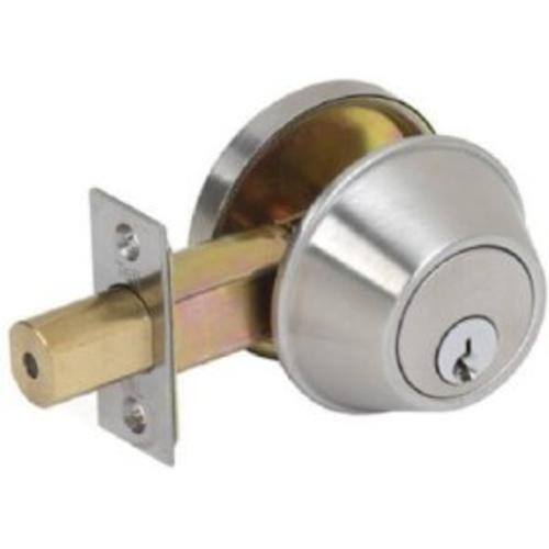 Tell CL100055 Single Cylinder Commercial Deadbolt Lock, 6 Pin