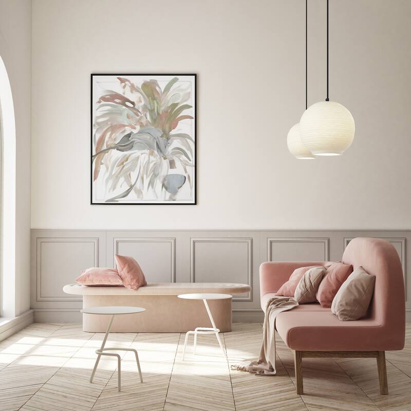 Hayley River of Goods Black Metal and White Blown Glass 9.5-Inch Pendant Light with Adjustable Hanging Cord - 9.5" x 9.5" x 64"