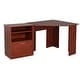 preview thumbnail 2 of 14, HOMCOM Computer Desk with Printer Cabinet, L-Shaped Corner Desk with Storage, Study PC Workstation for Home Office