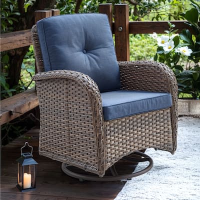 Patio Swivel Chairs High Back Chairs