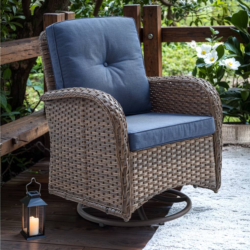 Patio Swivel Chairs High Back Chairs