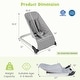 preview thumbnail 19 of 28, Baby Bouncer Seat with Aluminum and Metal Frame - 21”L x 19”W x 19.5”H
