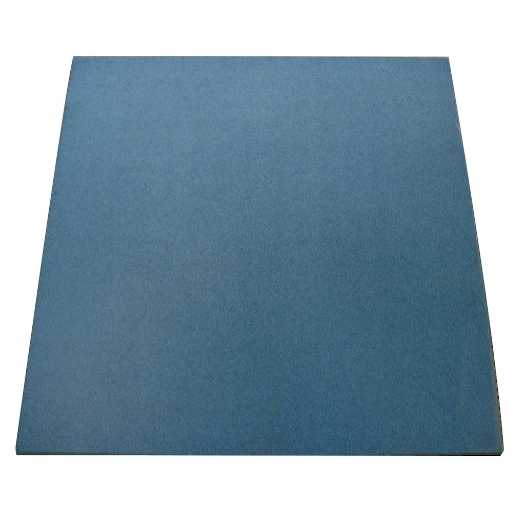 Rubber-Cal "Eco-Sport" Interlocking Tiles - 1 x 20 x 20 Inch - 6 Pack - 15.84 Square Feet Coverage - Blue