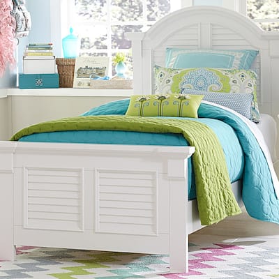 Summer House Oyster White Full Panel Headboard for Kids Bed