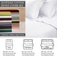 preview thumbnail 66 of 113, Egyptian Cotton 650 Thread Count Solid Duvet Cover Set by Miranda Haus