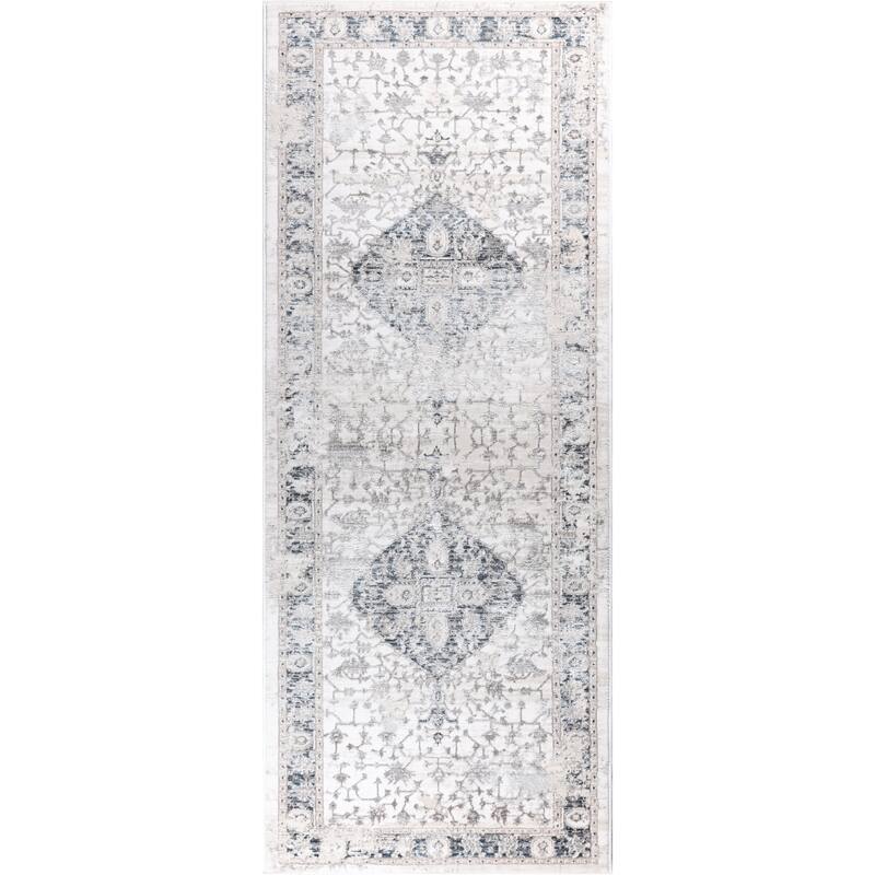 Viana Collection Modern Abstract Area Rug - 2'6x7'7