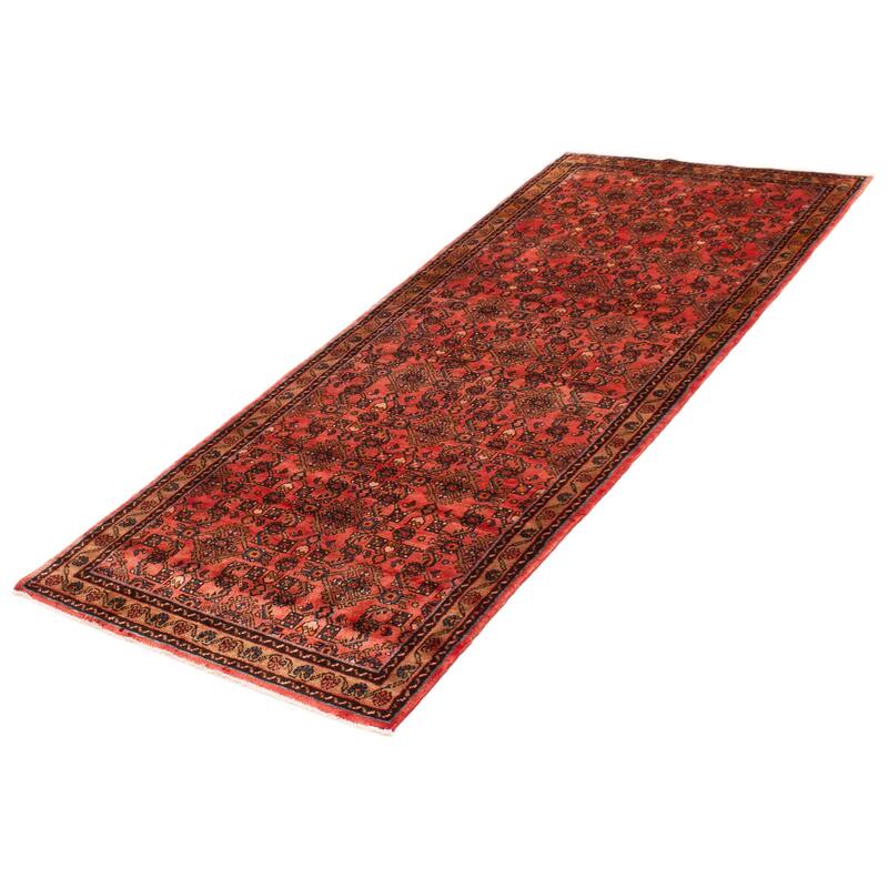 ECARPETGALLERY Hand-knotted Andelz Copper Wool Rug - 3'11 x 9'11