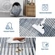 preview thumbnail 27 of 31, Garvee Washable Semicircle Geometric Stripes Area Rug