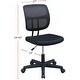 preview thumbnail 5 of 6, Home Office Chair with Cross Legged, Mesh Computer Chair with wheels, Work Chair with Breathable Material Seats - N/A