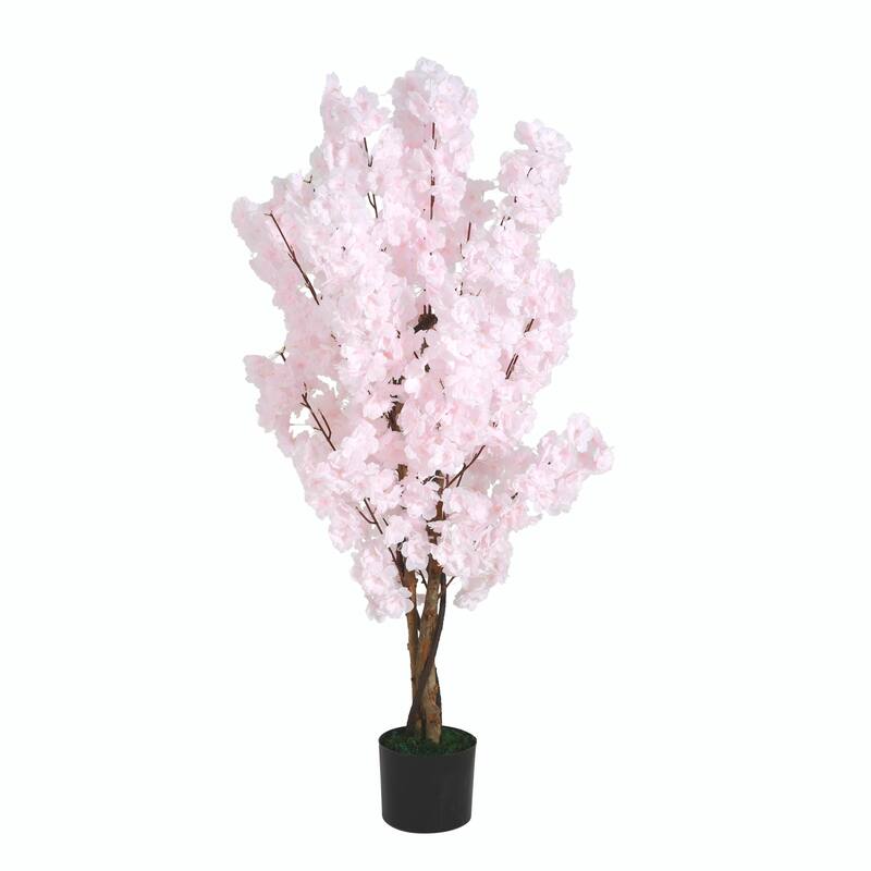 43" Artificial Cherry Blossom Tree with Decorative Pot