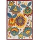 preview thumbnail 7 of 71, Nourison Aloha Scandinavian Floral Indoor/Outdoor Area Rug