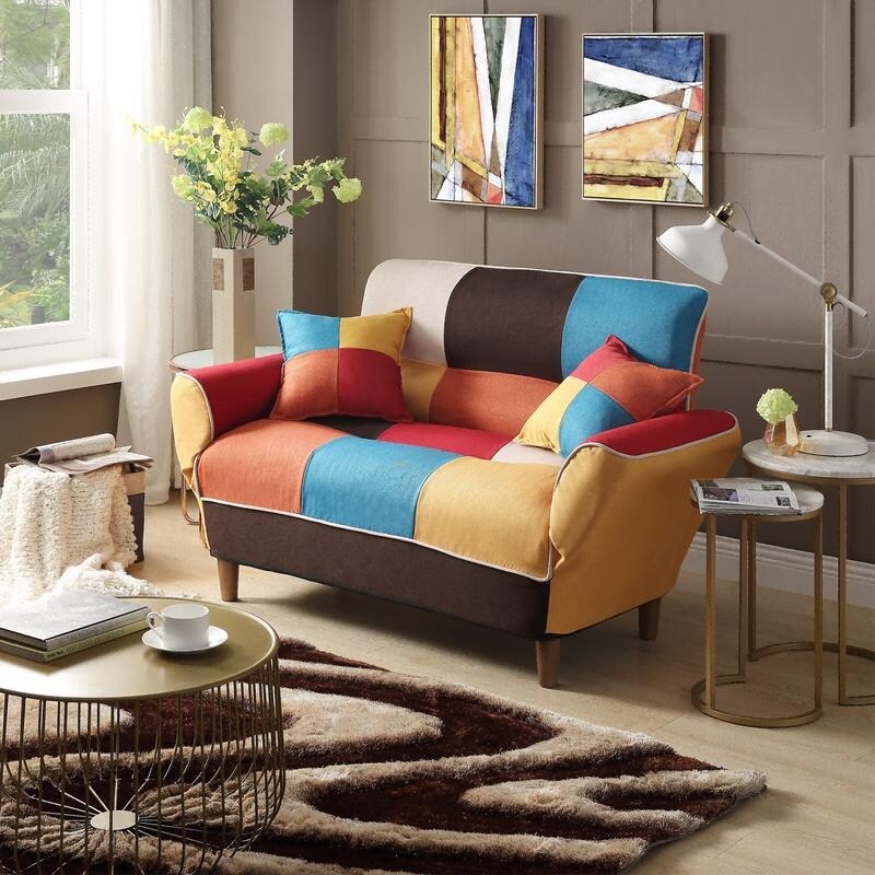 Colorful clearance sleeper sofa
