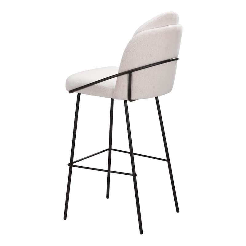 Jambi Barstool Ivory