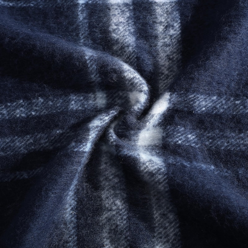 Nautica Ryan Cove Plaid Cozy Throw Blanket