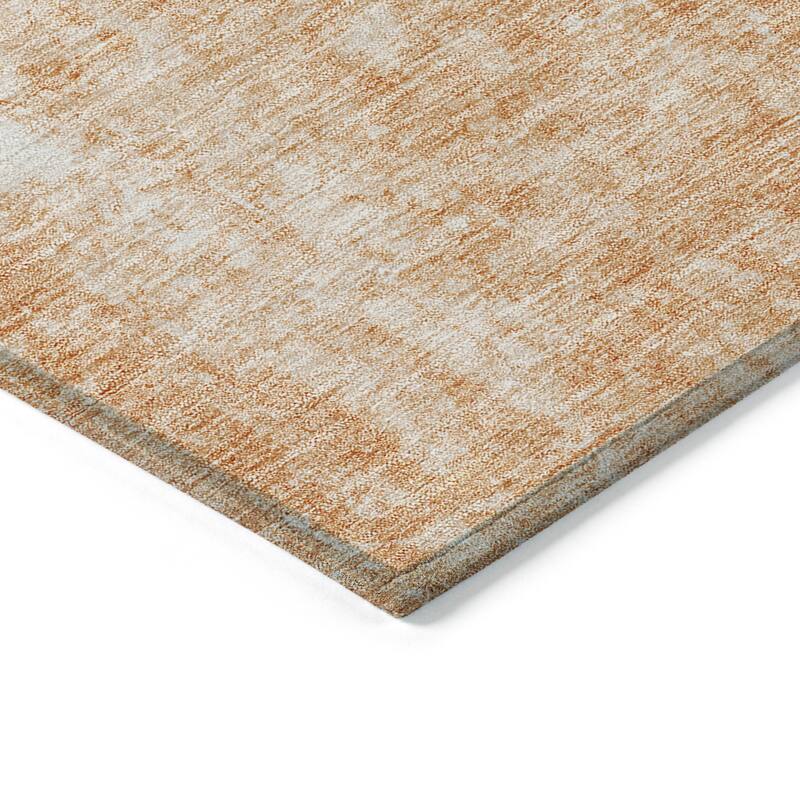Machine Washable Indoor/ Outdoor Chantille Abstract Solid Rug