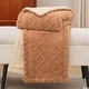 preview thumbnail 1 of 3, Sherpa Blanket Twin Size  Toasted Nut