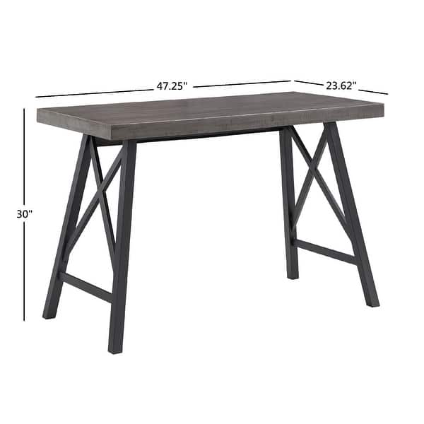 Bryson Rustic X-Base Desk by iNSPIRE Q Classic