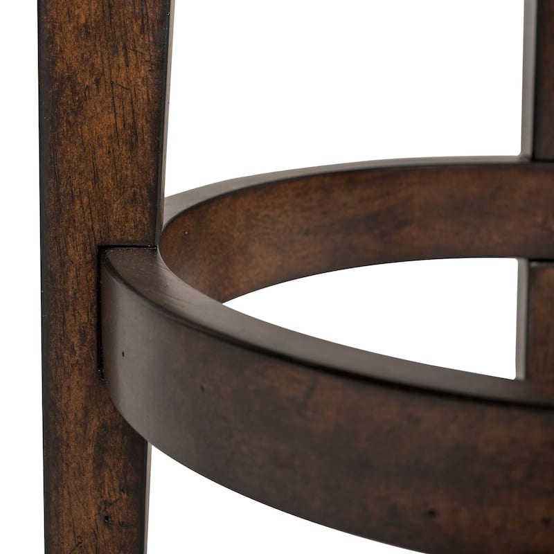 Aspen Skies Russet Brown 4 Piece Console Set (1-Console 3-Stools)