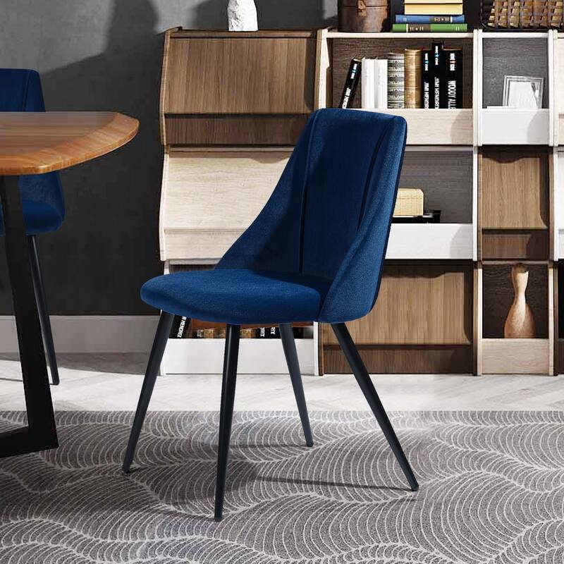 HomyLin Set of 2 Velvet Side Chair for Dining Room Home Kitchen