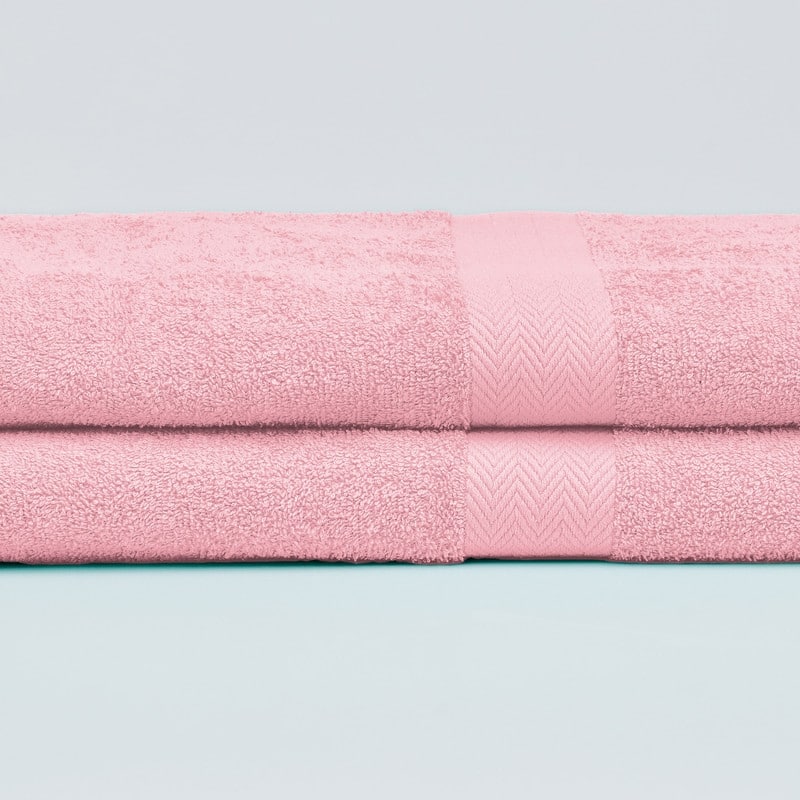 Deluxe 2-Piece 100 Cotton Bath Sheet