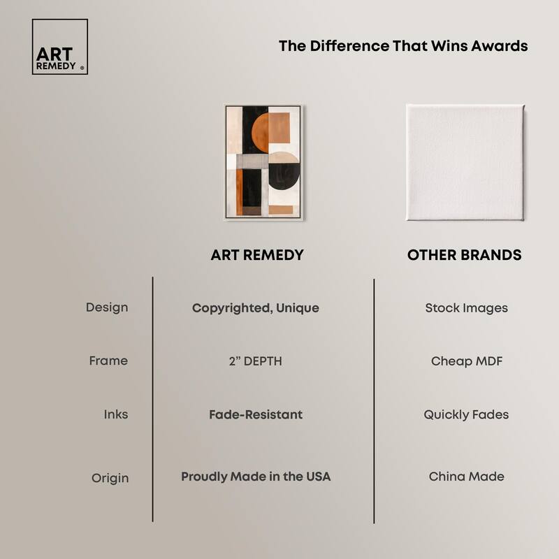 Divided Circle I Canvas by Art Remedy