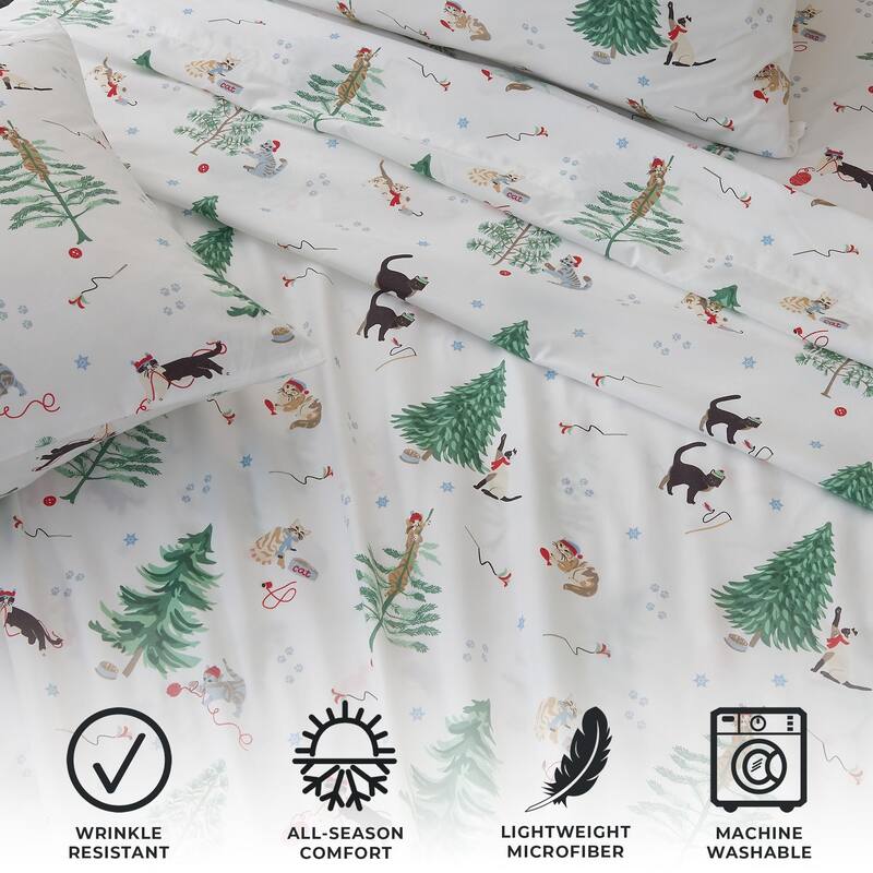 Premium Rustic Lodge Microfiber Sheet Set