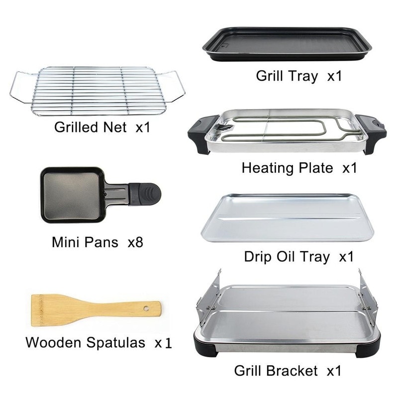 T-fal 8-tray Raclette Buffet Grill - Bed Bath & Beyond - 2664994